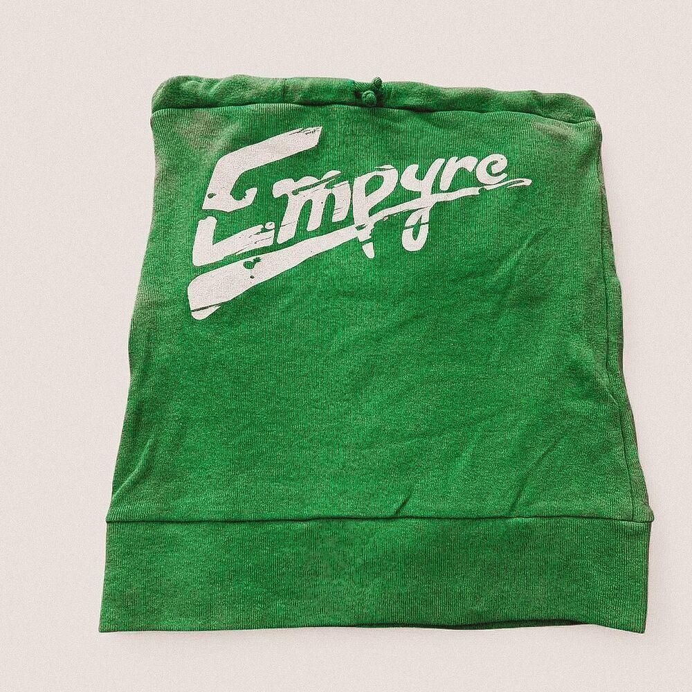 Empyre Y2K Skater street wear Strapless Drawstring Tube Top Made in USA Medium